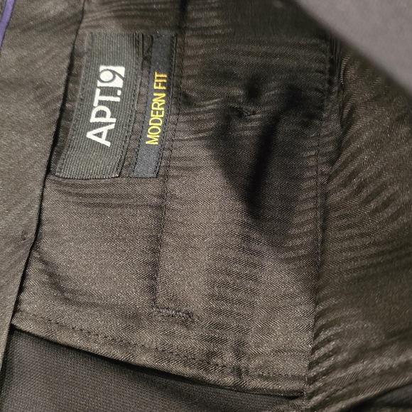 Perry Ellis Micro Check & APT.9 Black Dress Pants - Picture 5 of 11